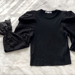 Zara Peasant Top